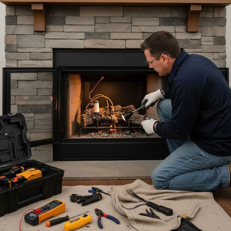 Gas Fireplace Renovation