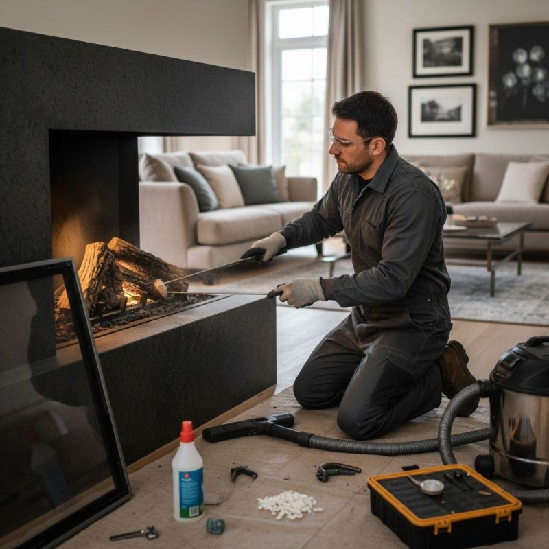 Gas Fireplace Renovation