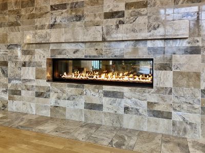 Gas Fireplace Renovation