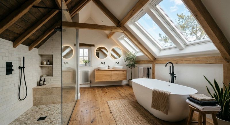 Attic Bathroom Remodeling in Danbury, CT