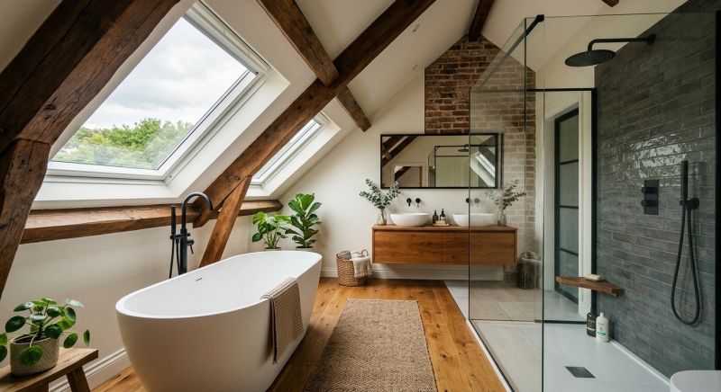 Attic Bathroom Remodeling in Portland, ME