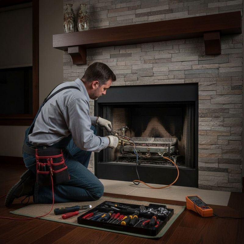 Local Gas Fireplace Renovation pros at work